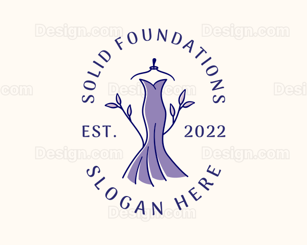 Stylish Fashion Dress Gown Logo