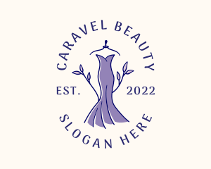 Stylish Fashion Dress Gown logo design