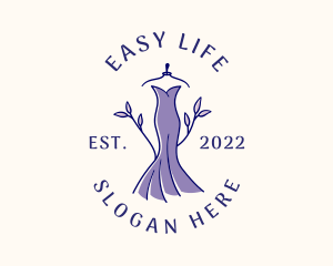Stylish Fashion Dress Gown logo design