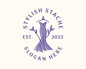 Stylish Fashion Dress Gown logo design