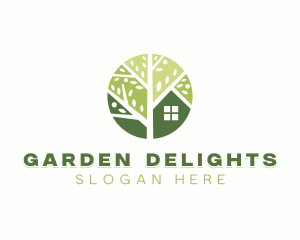 Sustainable Garden Tree logo design