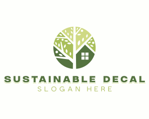 Sustainable Garden Tree logo design