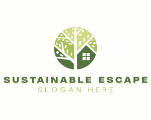 Sustainable Garden Tree logo design