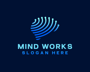 Digital Brain Network logo design