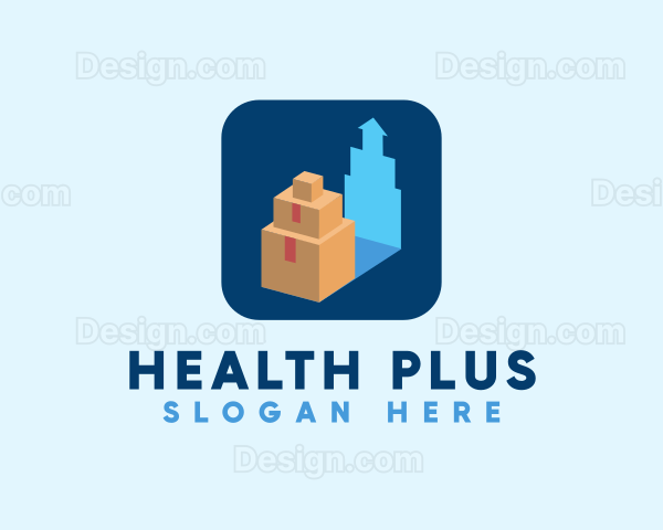 Package Box Delivery Logo