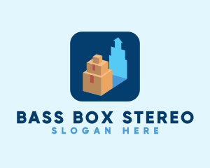 Package Box Delivery  logo design