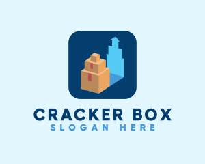 Package Box Delivery  logo design