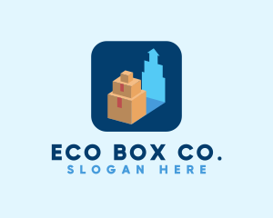 Package Box Delivery  logo design