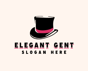 Magician Top Hat logo design