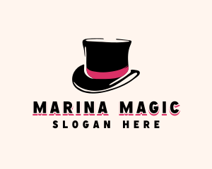 Magician Top Hat logo design