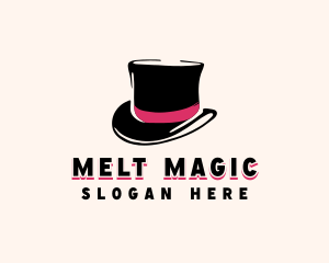 Magician Top Hat logo design