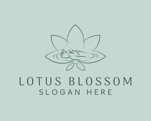 Lotus Massage Spa logo design