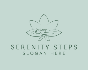 Lotus Massage Spa logo design