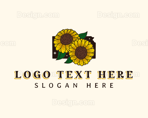 Sunflower Garden Kansas Logo