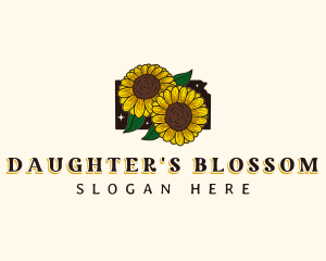 Sunflower Garden Kansas logo design