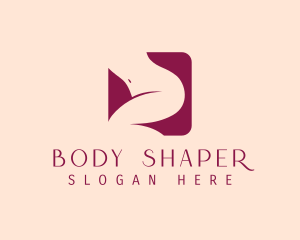 Woman Nude Body logo design