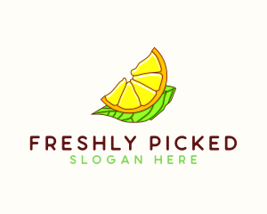 Orange Pulp Citrus logo design