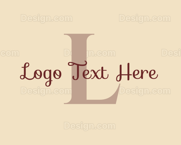 Neutral Elegant Brand Logo