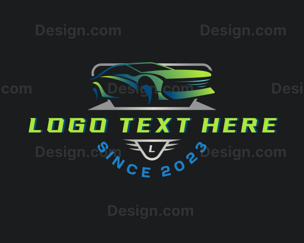 Racing Car Detailing Logo