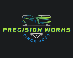 Racing Car Detailing logo design