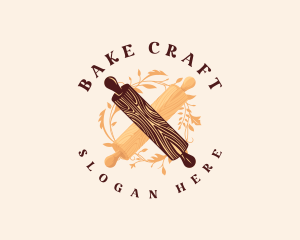 Baking Rolling Pin logo design