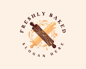 Baking Rolling Pin logo design