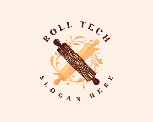 Baking Rolling Pin logo design