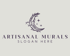 Artisanal Holistic Moon logo design