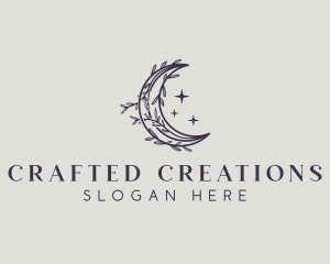 Artisanal Holistic Moon logo design