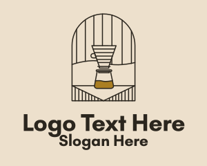 Filter - Pour Over Coffee Maker logo design