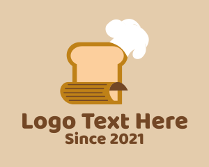 Recipe - Bread Baker Recipe logo design