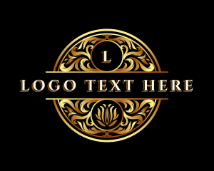 Premium Floral Ornamental logo