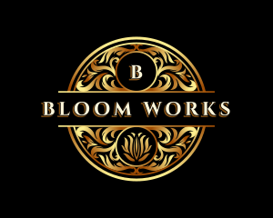 Premium Floral Ornamental logo design