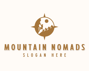 Rock Climbing Adventure logo design