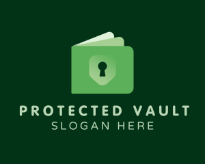 Money Wallet Lock logo design