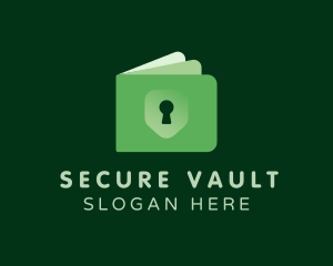 Money Wallet Lock logo design