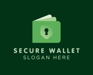 Money Wallet Lock logo design