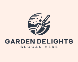 Trowel Landscaping Tools logo design