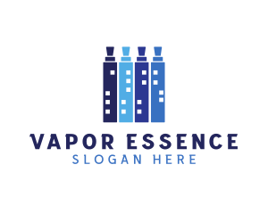 Vape Building Tower logo design