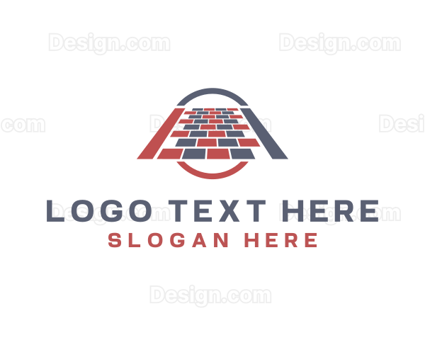 Floor Pavement Tile Logo