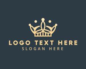 Luxury Gold Crown logo