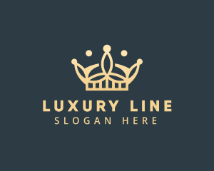 Luxury Gold Crown logo design