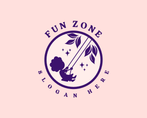 Playground Swing Park logo design