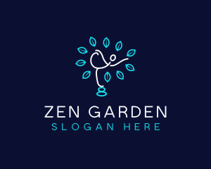 Yoga Tree Zen logo design