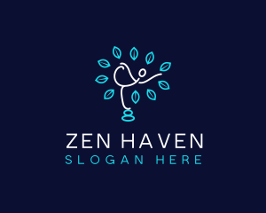 Yoga Tree Zen logo design