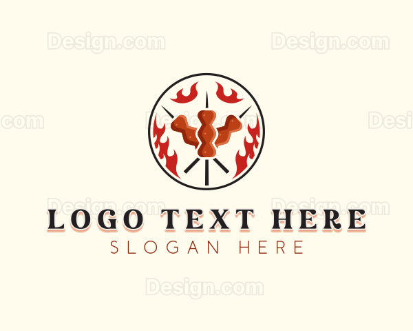 Roast Kebab BBQ Logo