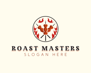 Roast Kebab BBQ logo design