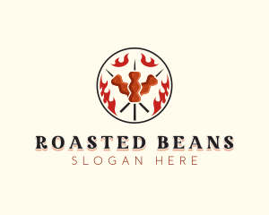 Roast Kebab BBQ logo design