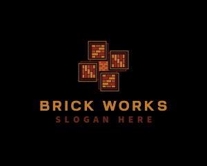 Tile Brick Flooring logo design