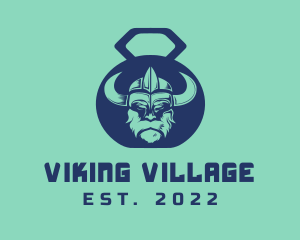 Viking Kettlebell Gym logo design